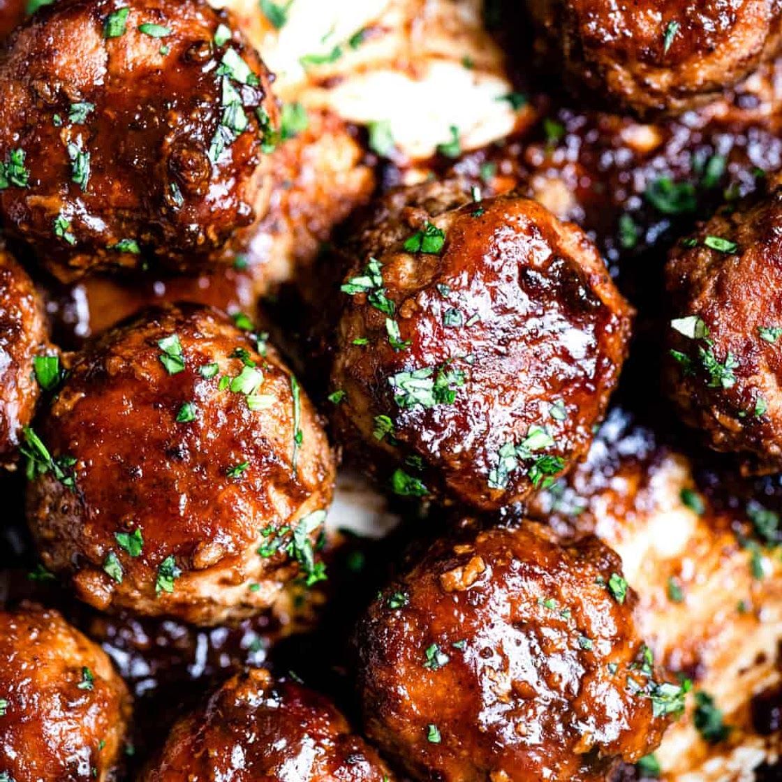 STICKY PORK MEATBALLS