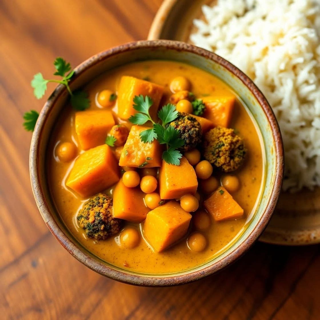 🍛 Curry de Patates Douces, Brocoli et Pois Chiches 🥦