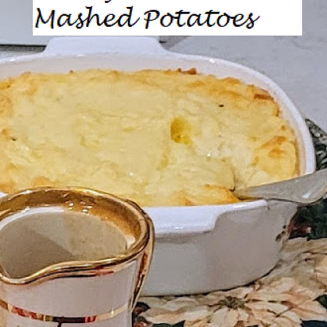 Cheesy Make Ahead Mashed Potatoes