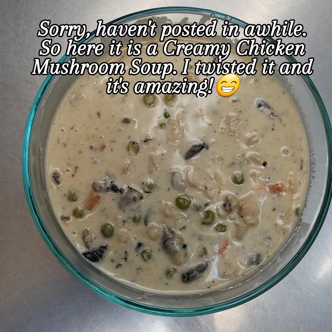 Creamy Chicken & Mushroom Soup