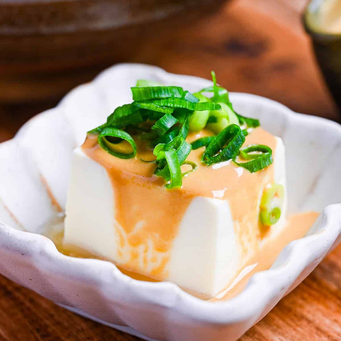 How to Make Yudofu (Hot Tofu) with Spicy Sesame Sauce Twist!