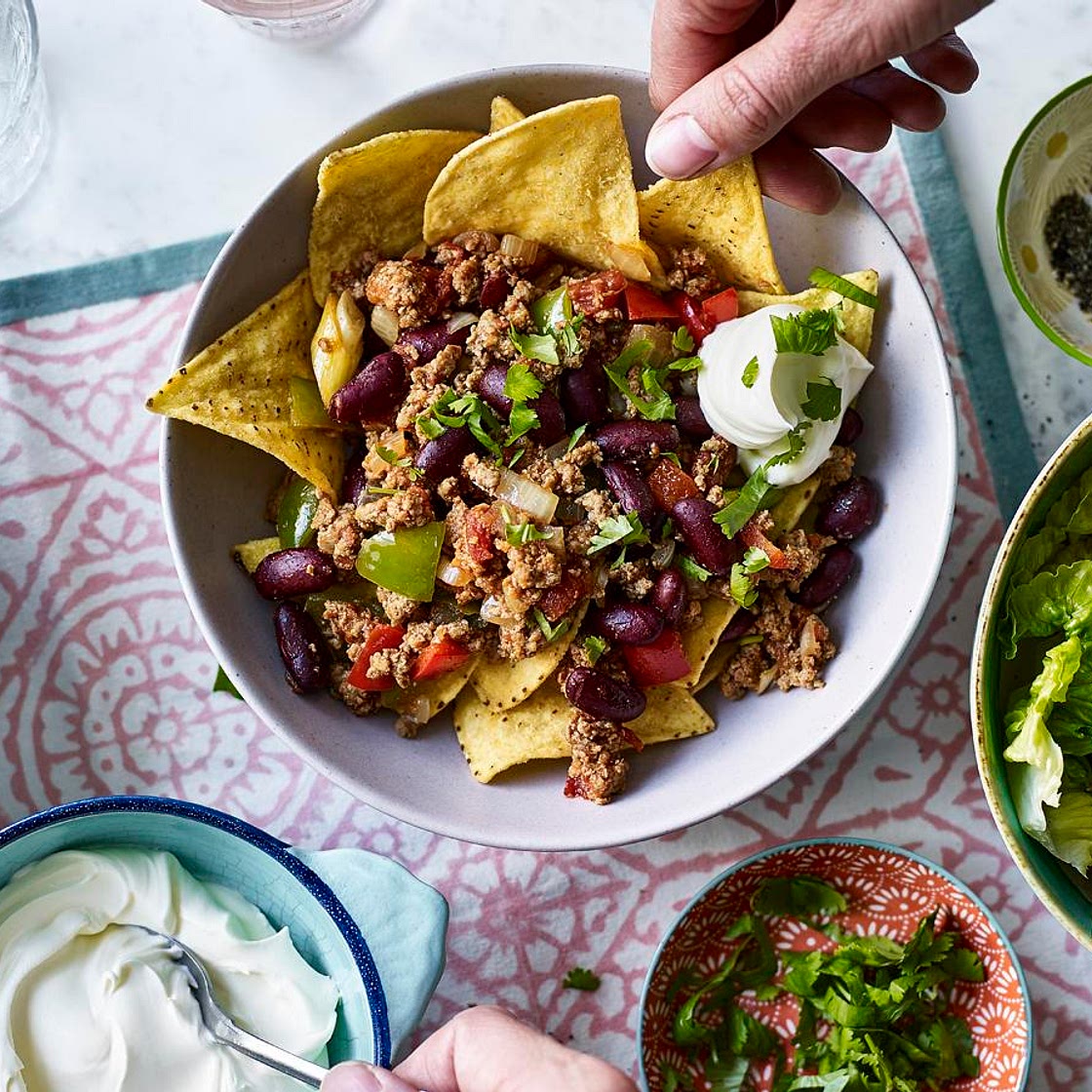 Turkey taco bowls