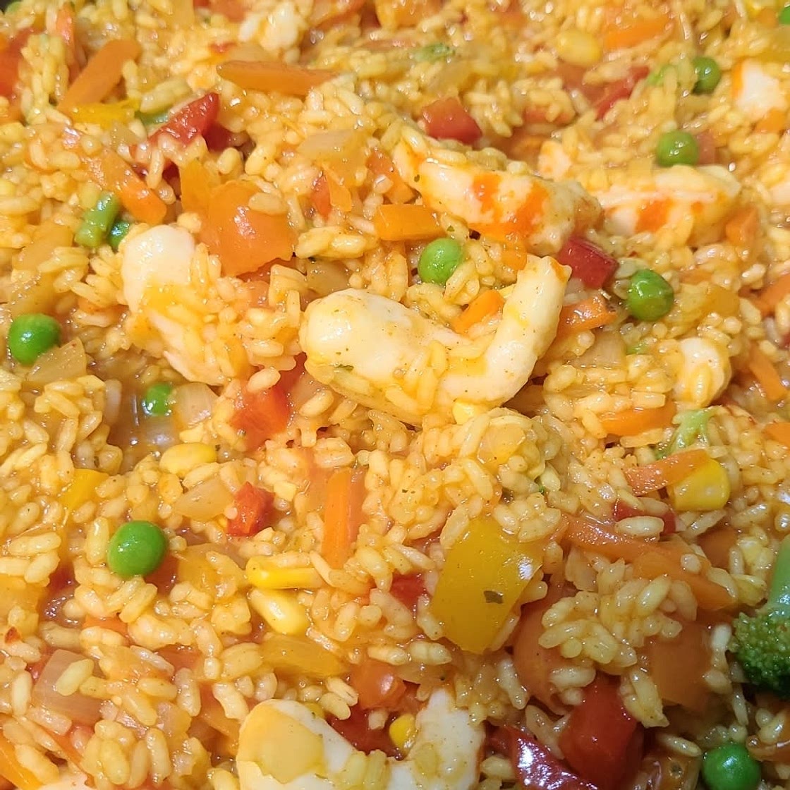 Veggie paella