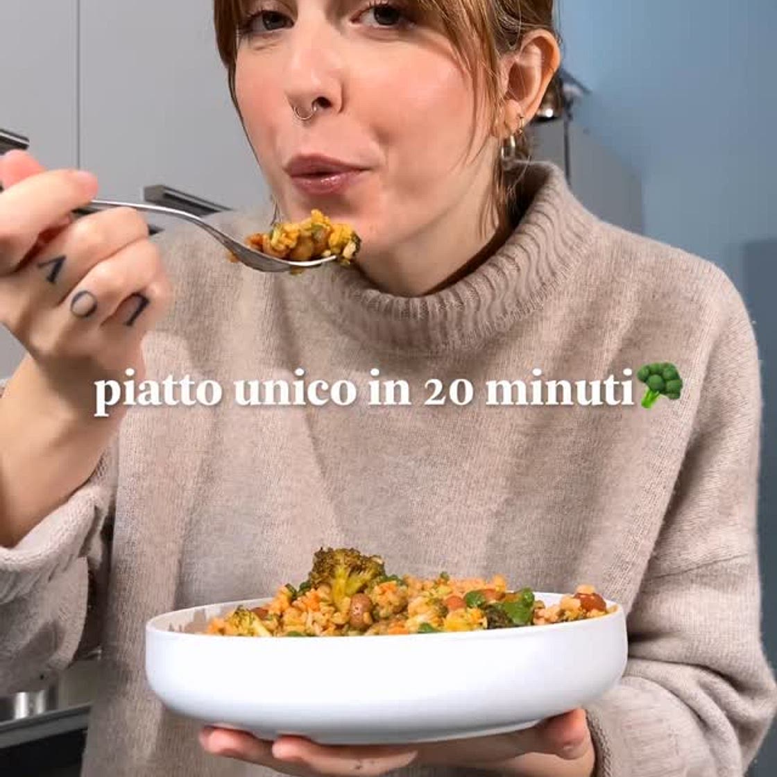 ONE POT RISO BROCCOLI E FAGIOLIš„¦