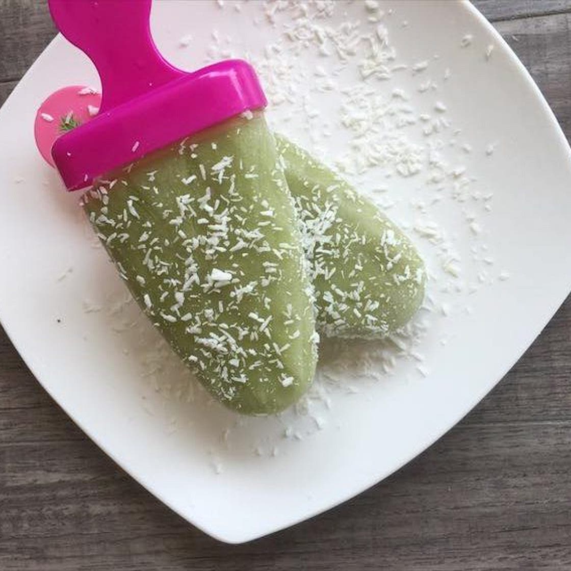 Coconut Avocado Popsicle