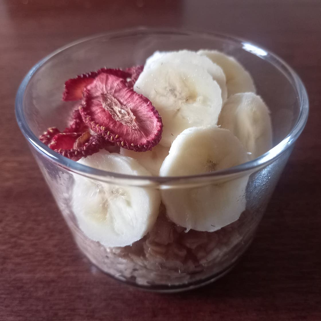 Strawberry banana oatmeal