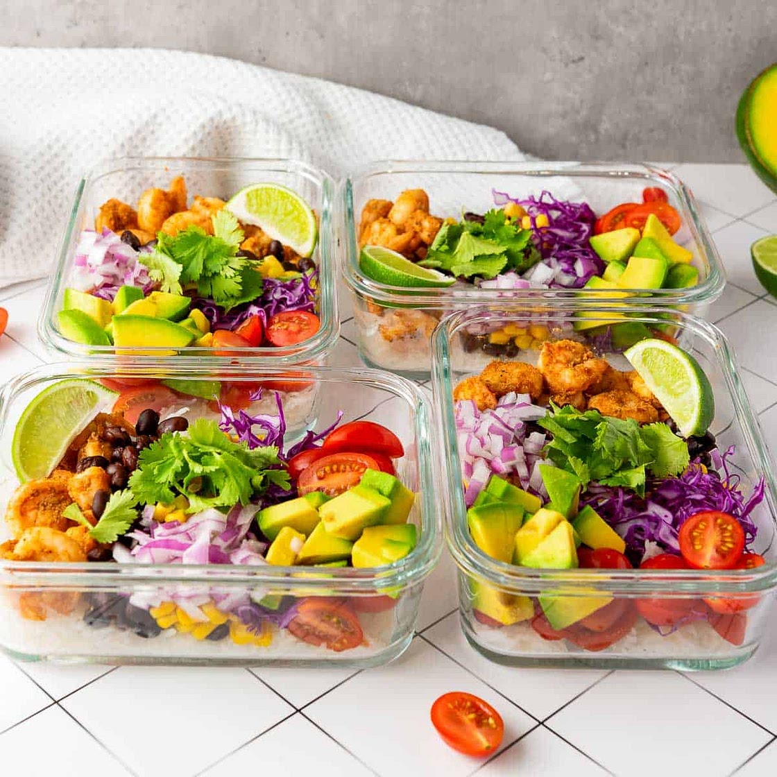 Shrimp Taco Bowls