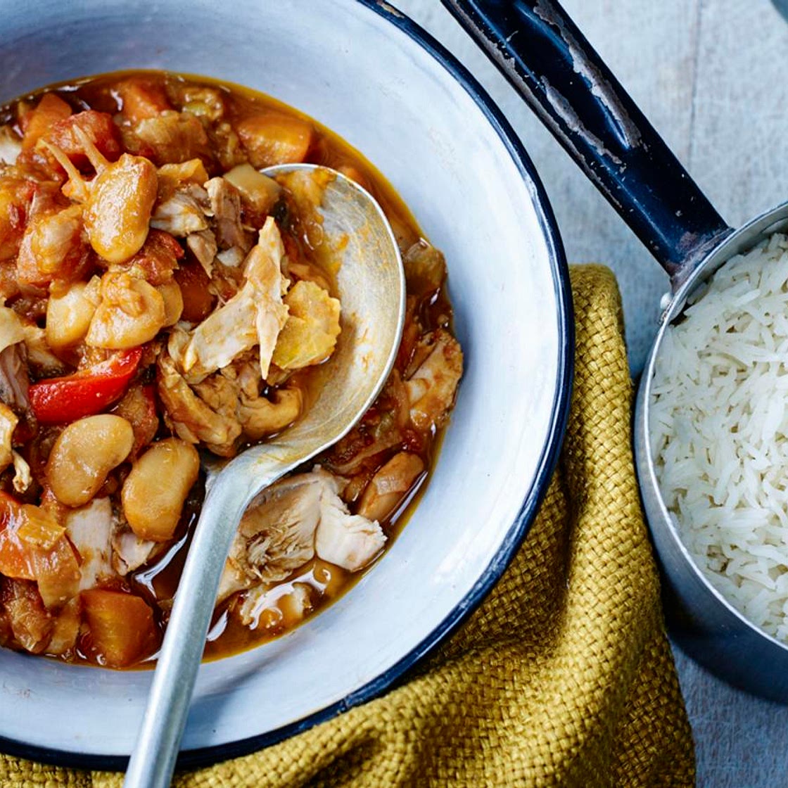 Chicken and butter bean casserole