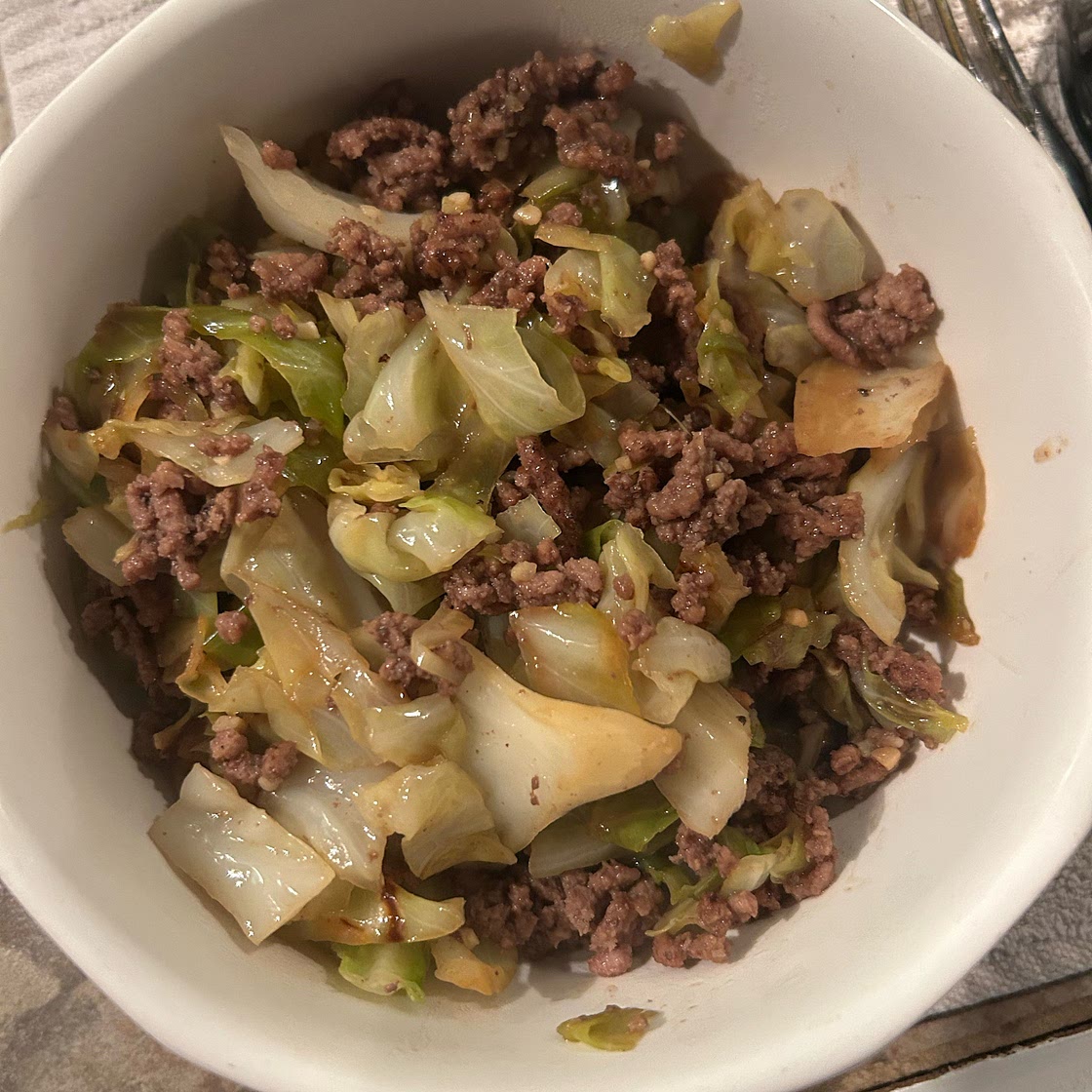 Beef & Cabbage Stir Fry