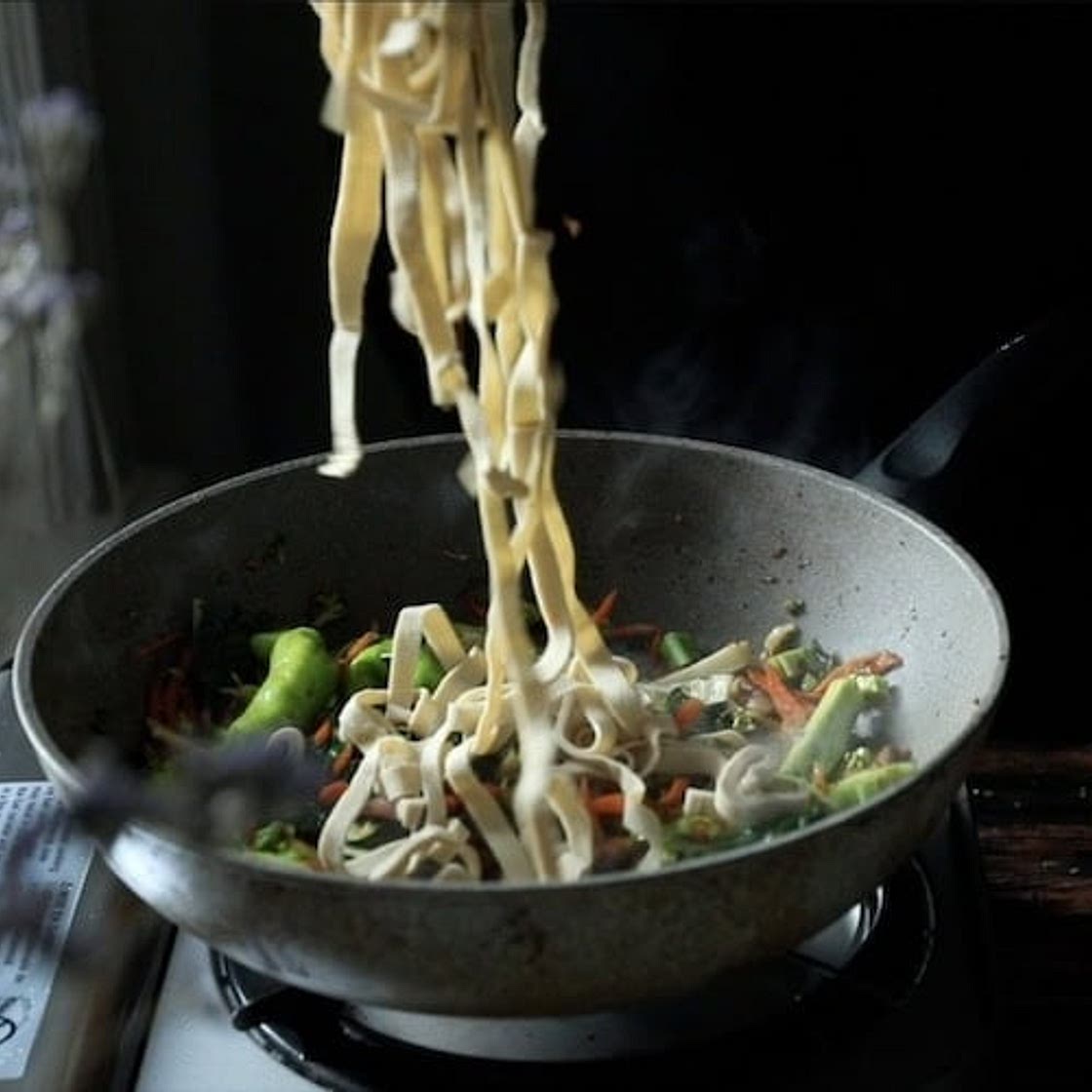 Stir Fried Tofu Noodles