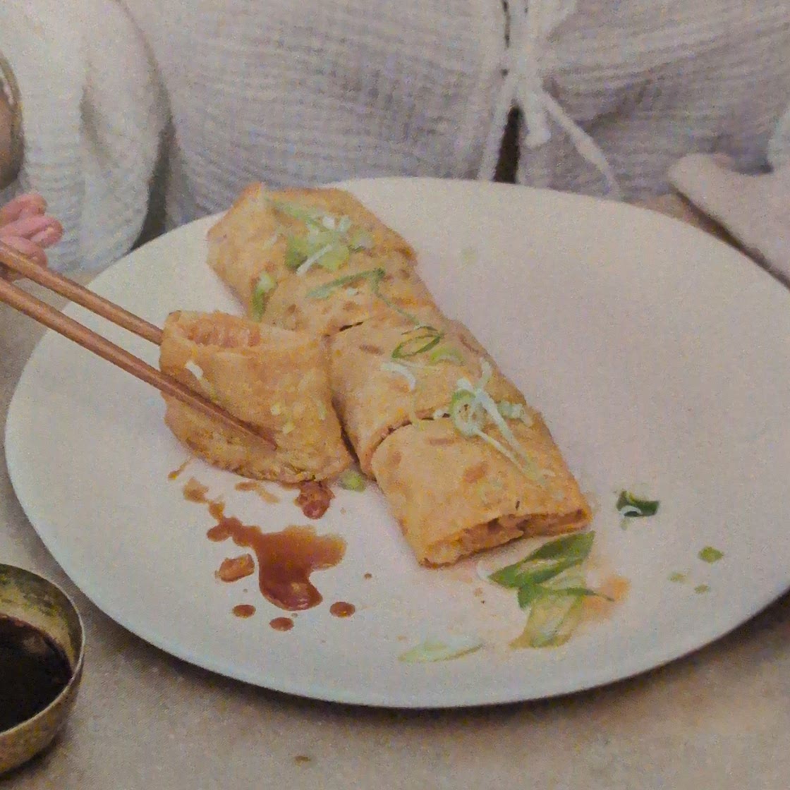 Taipei crispy pancakes with gruyere and kimchi