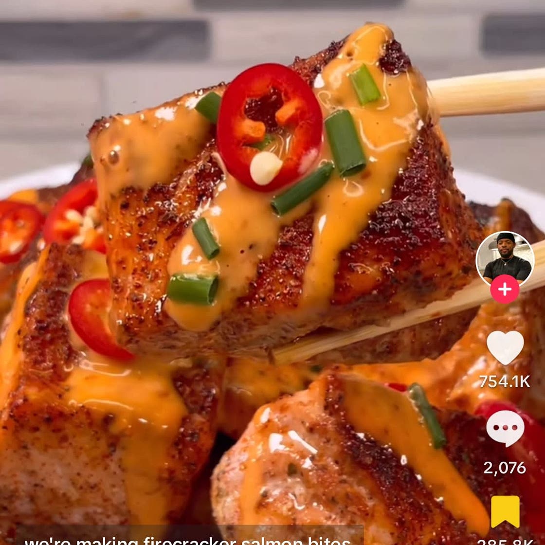 Firecracker Salmon Bites