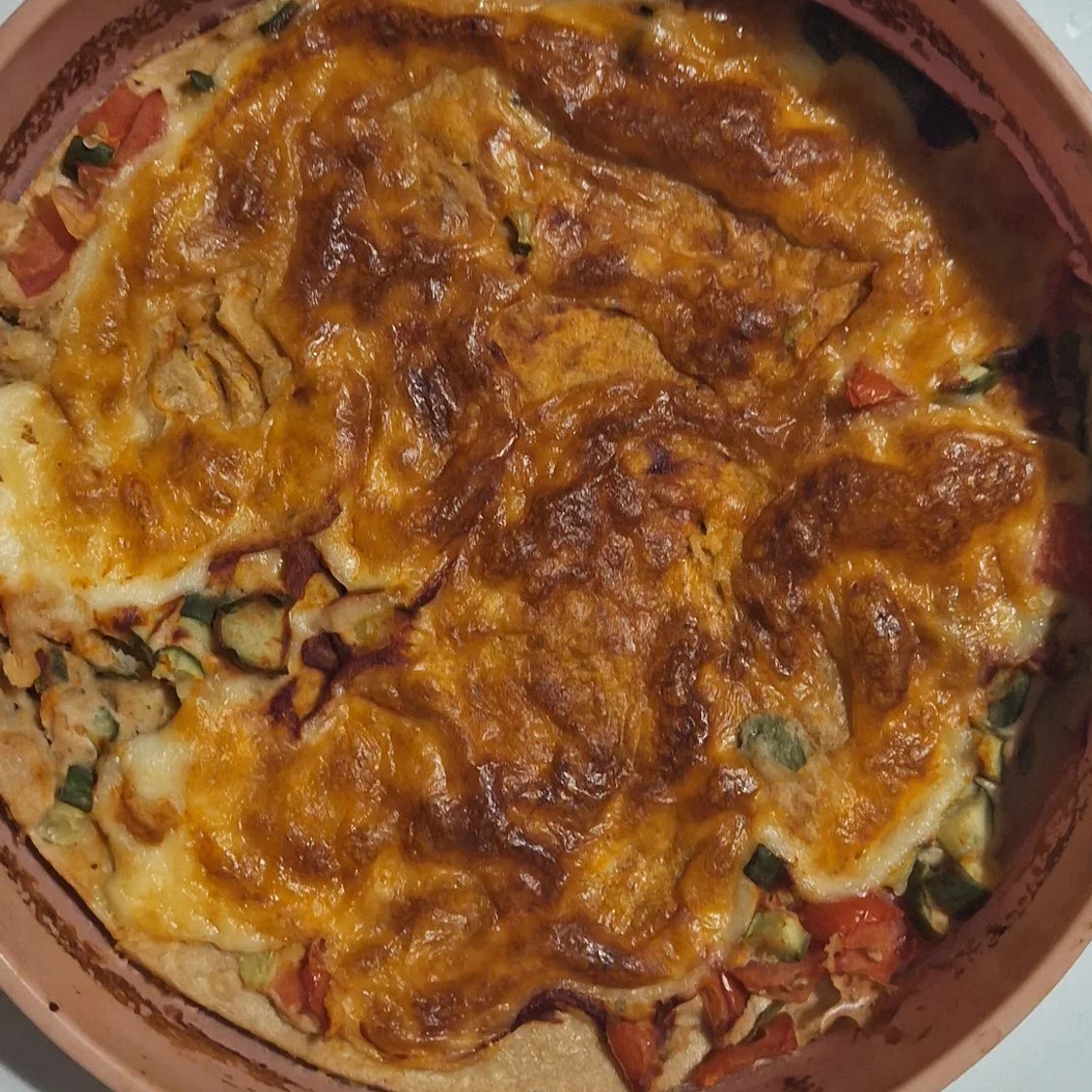 Pizza with chickpea flour