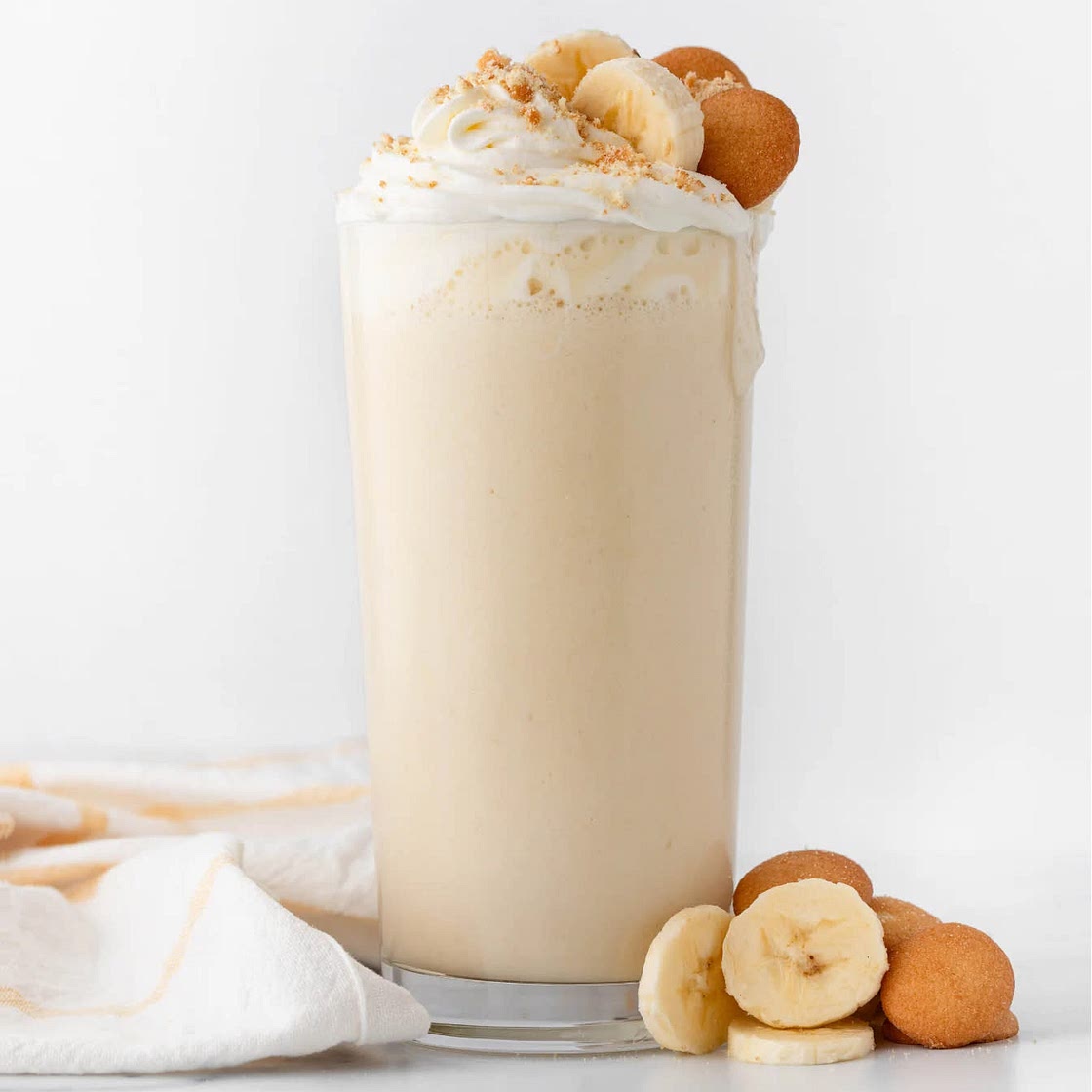 Boozy Banana pudding milkshake 
