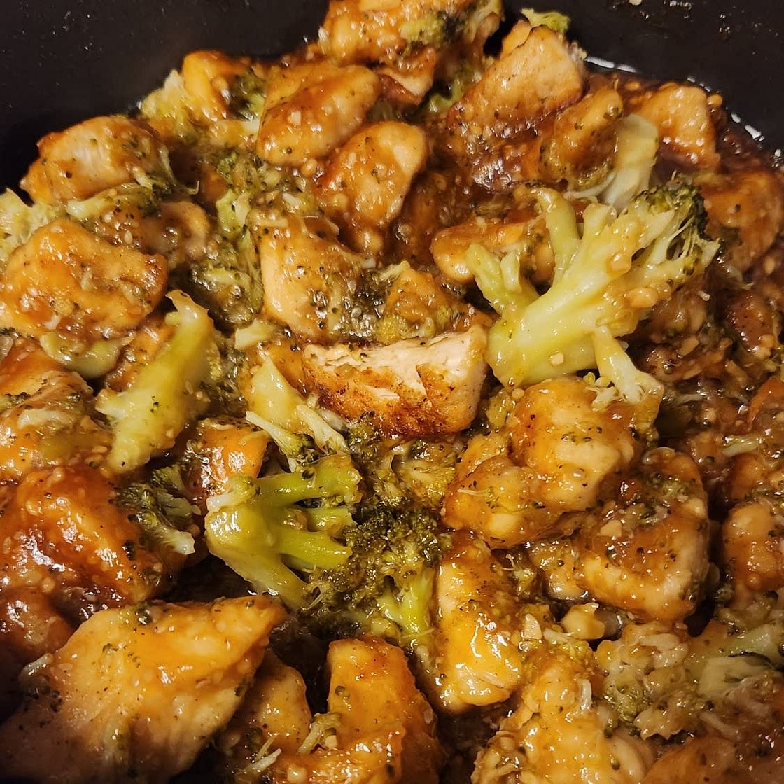 Honey Sesame Chicken and Broccoli