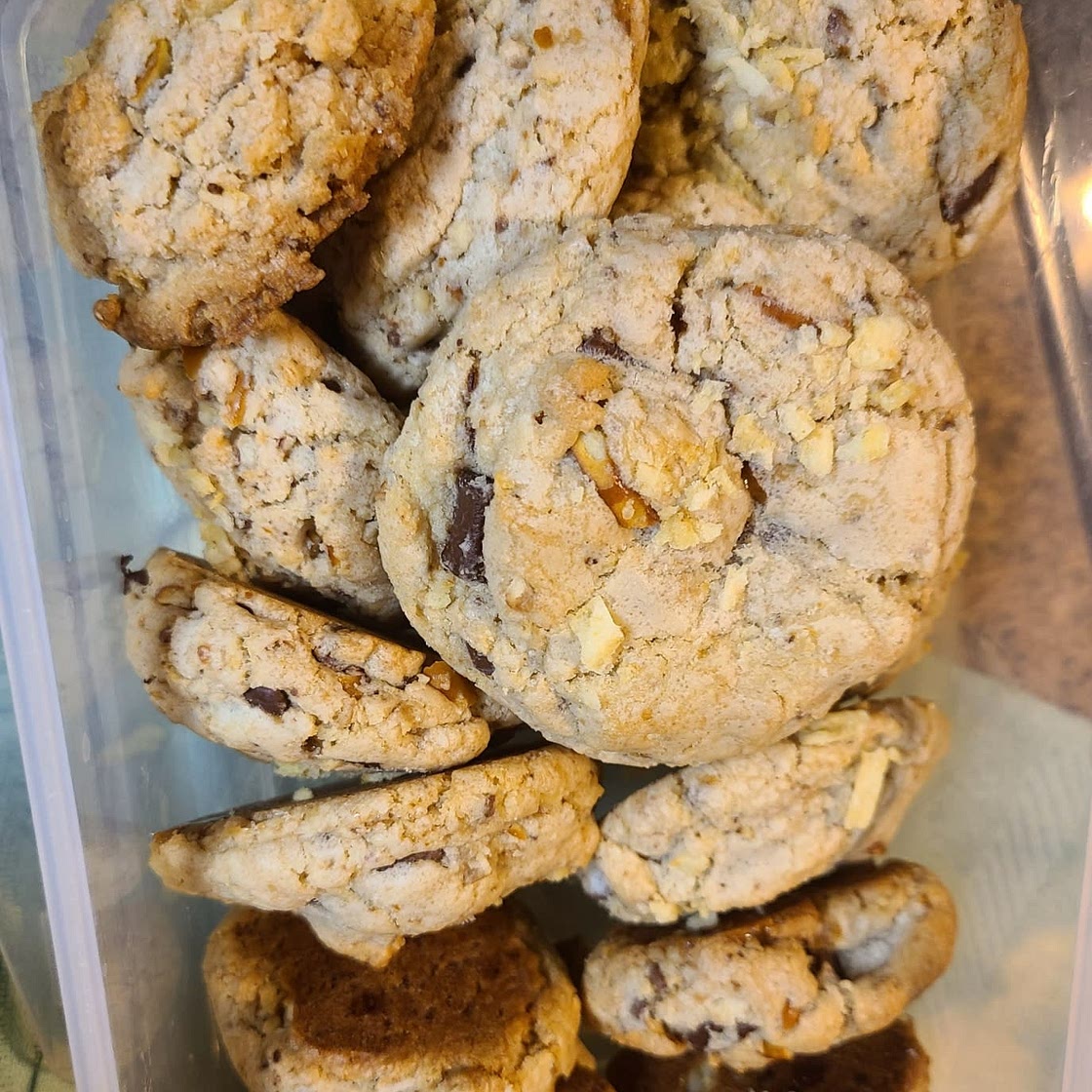 Everything But The Kitchen Sink Cookies