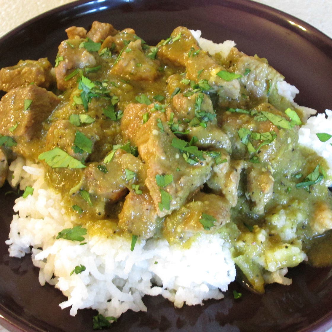 Slow Cooker Chile Verde Pork