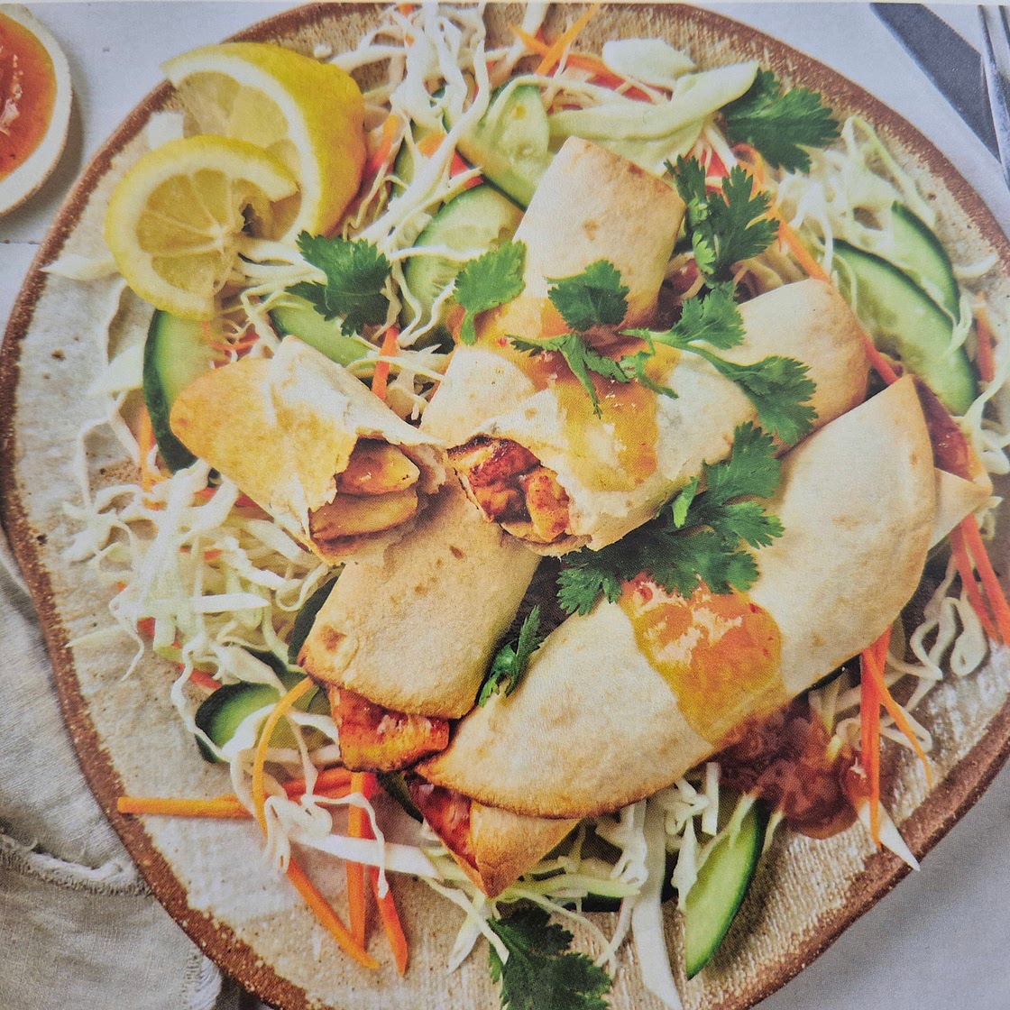 Crispy Haloumi Taquitos & Slaw