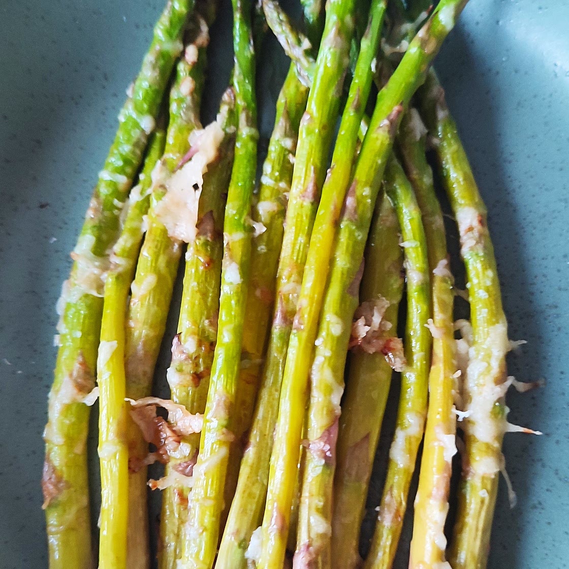 Roasted Asparagus and Parmesan (Vegetarian)