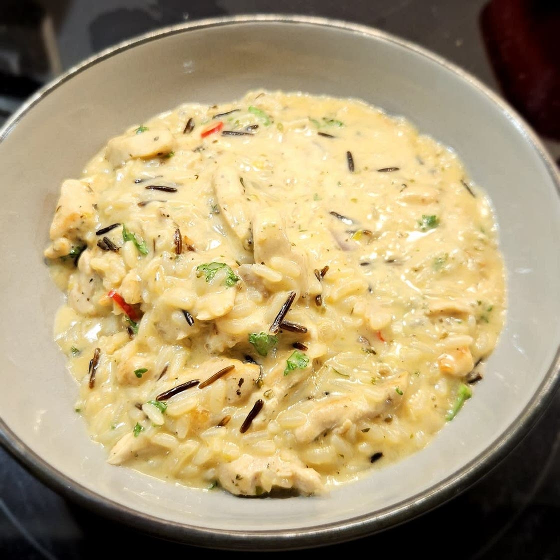 Creamy Parmesan One Pot Chicken and Rice