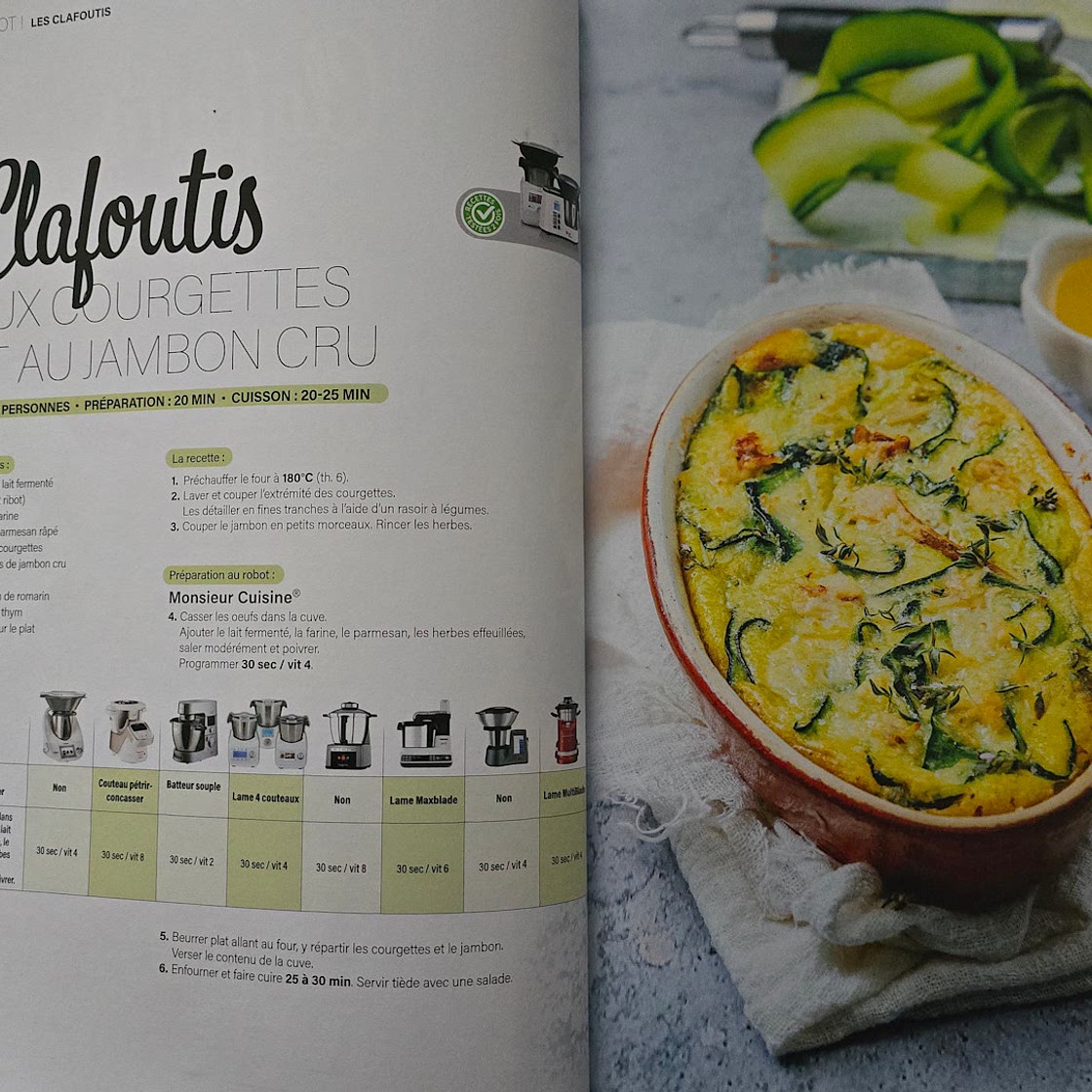 Clafoutis aux courgettes et jambon cru
