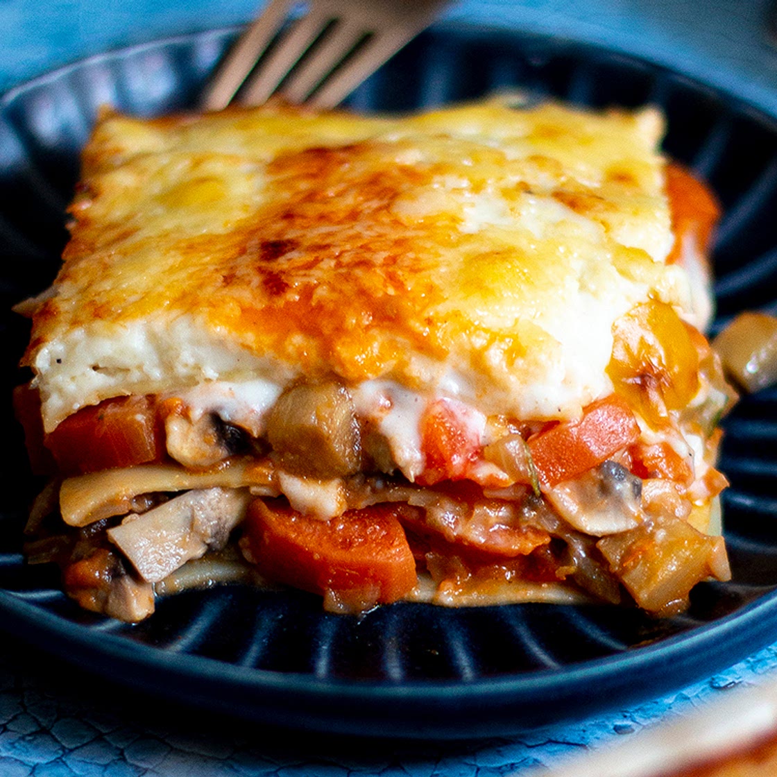 Lasaña vegetal sin pasta