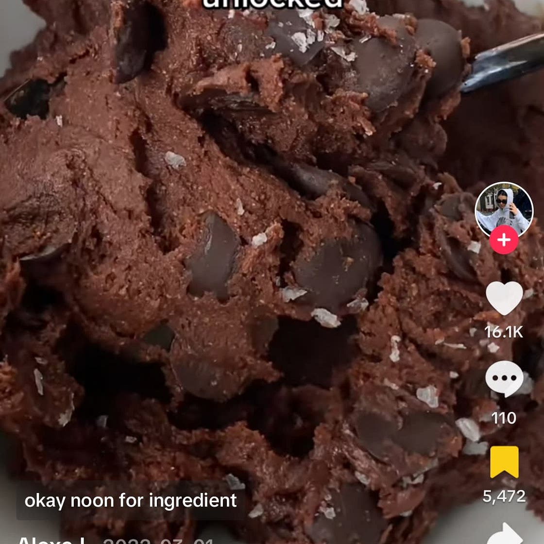 Brownie batter