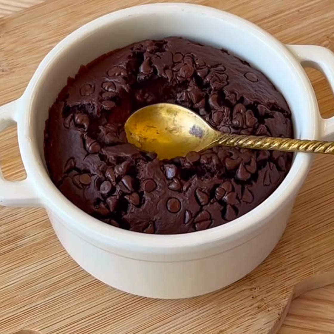 Soft heart brownie 
