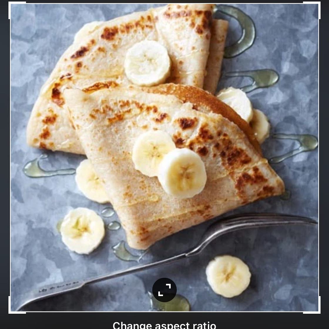 Pancakes with banana
