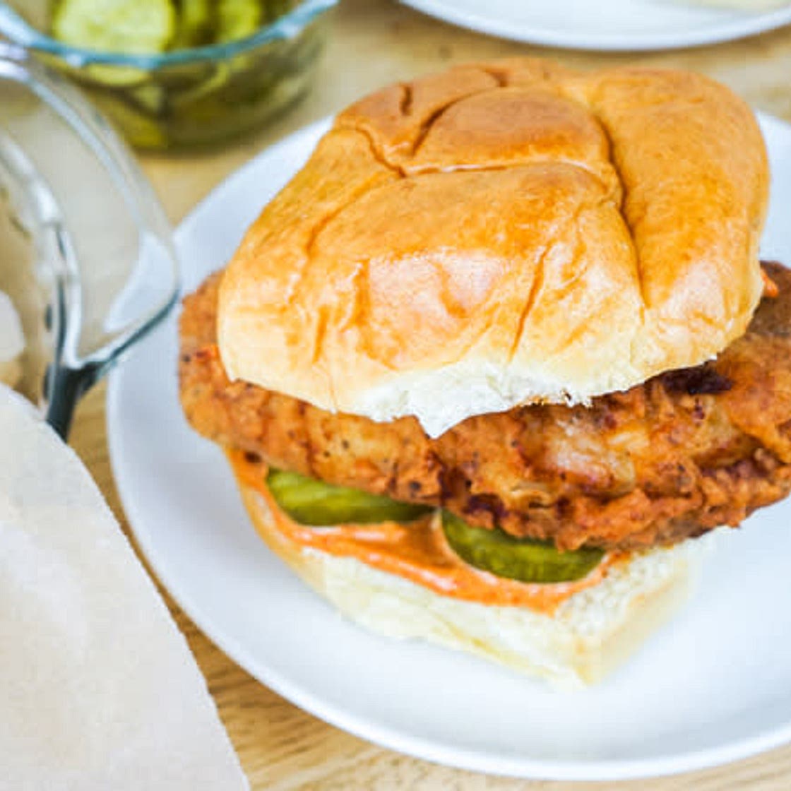 Copycat KFC chicken sandwich