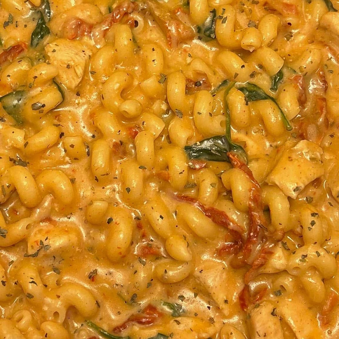 Pâtes crémeuses au poulet