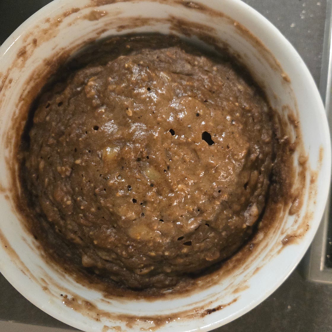 Chocolate Banana Mug cake