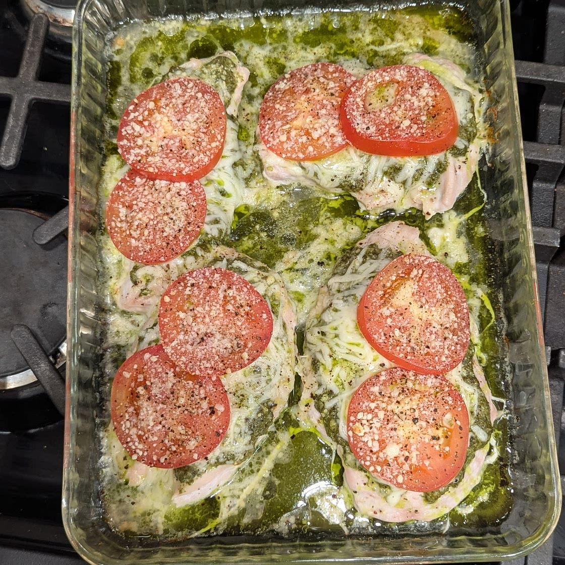 Chicken Pesto Bake
