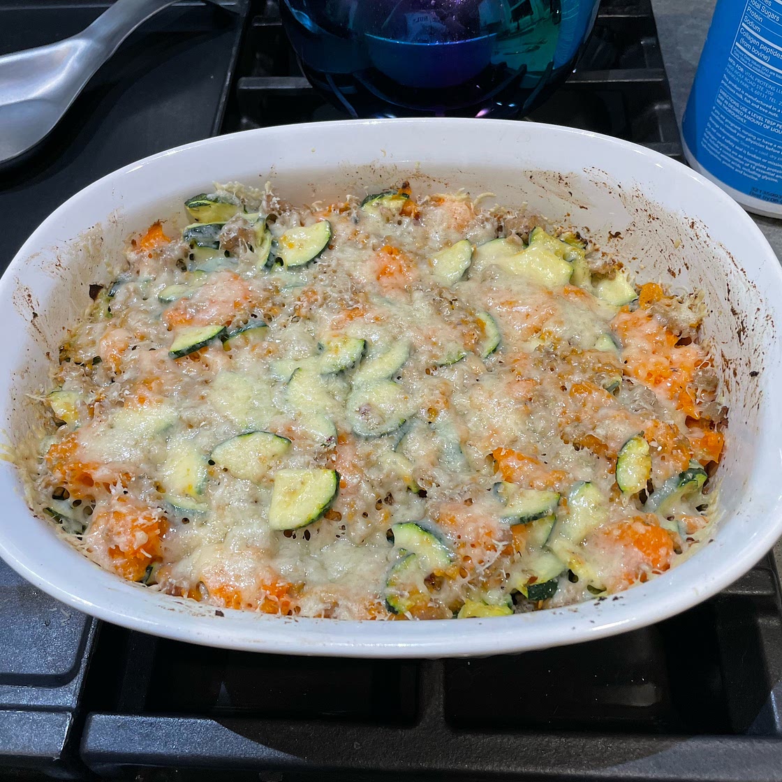 Ground Turkey Sweet Potato Bake