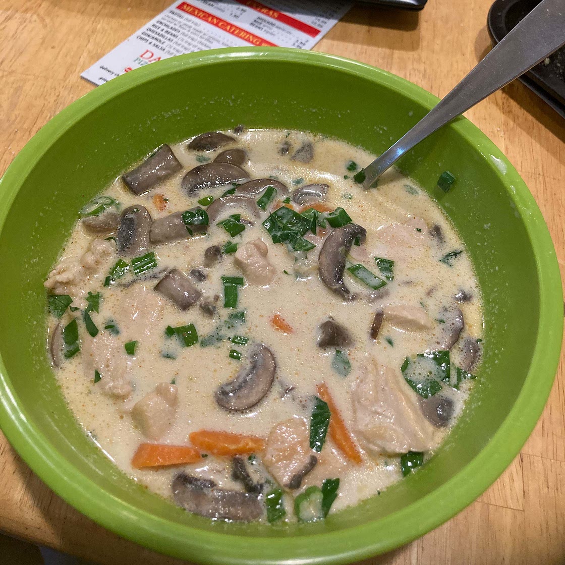 Garlic Parmesan Creamy Mushroom Chicken and Wild Rice Soup