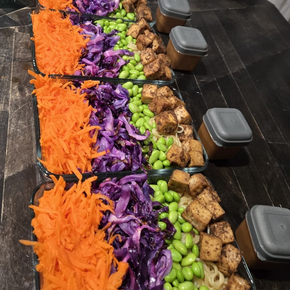 Tofu Edamame Buddha Bowls