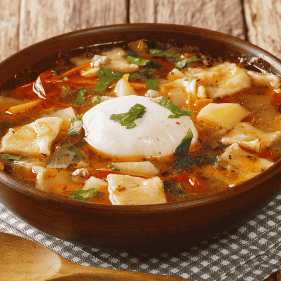 Chilean Dumpling Soup