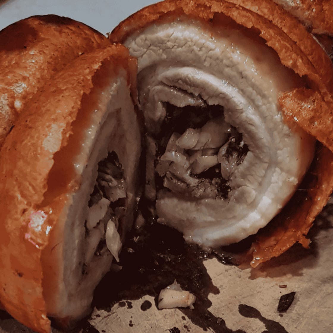 Chilean Arrollado de Huaso (Pork Roll)