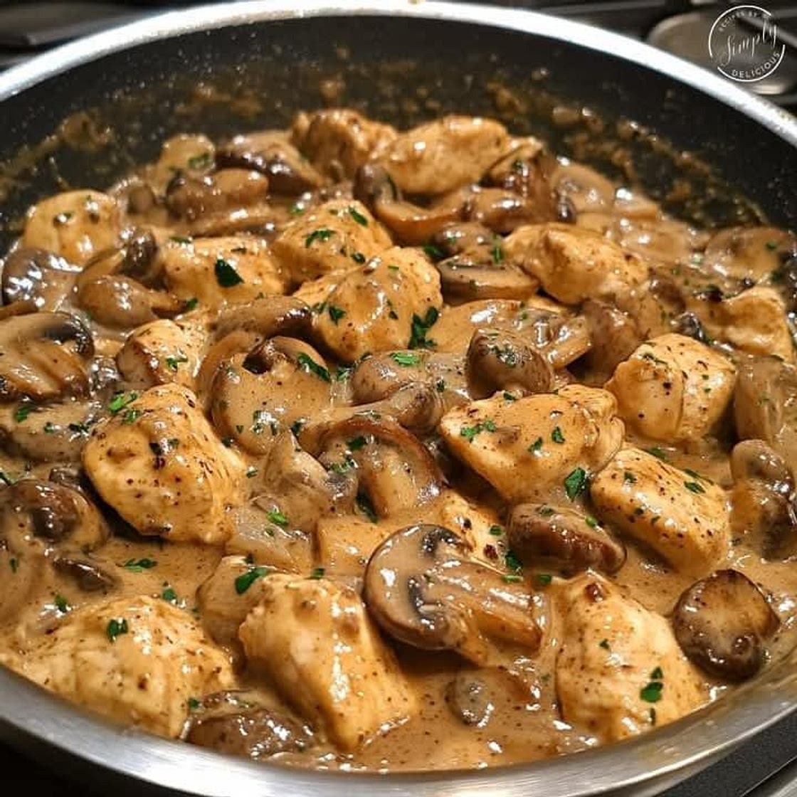Chicken Mushroom Stroganoff