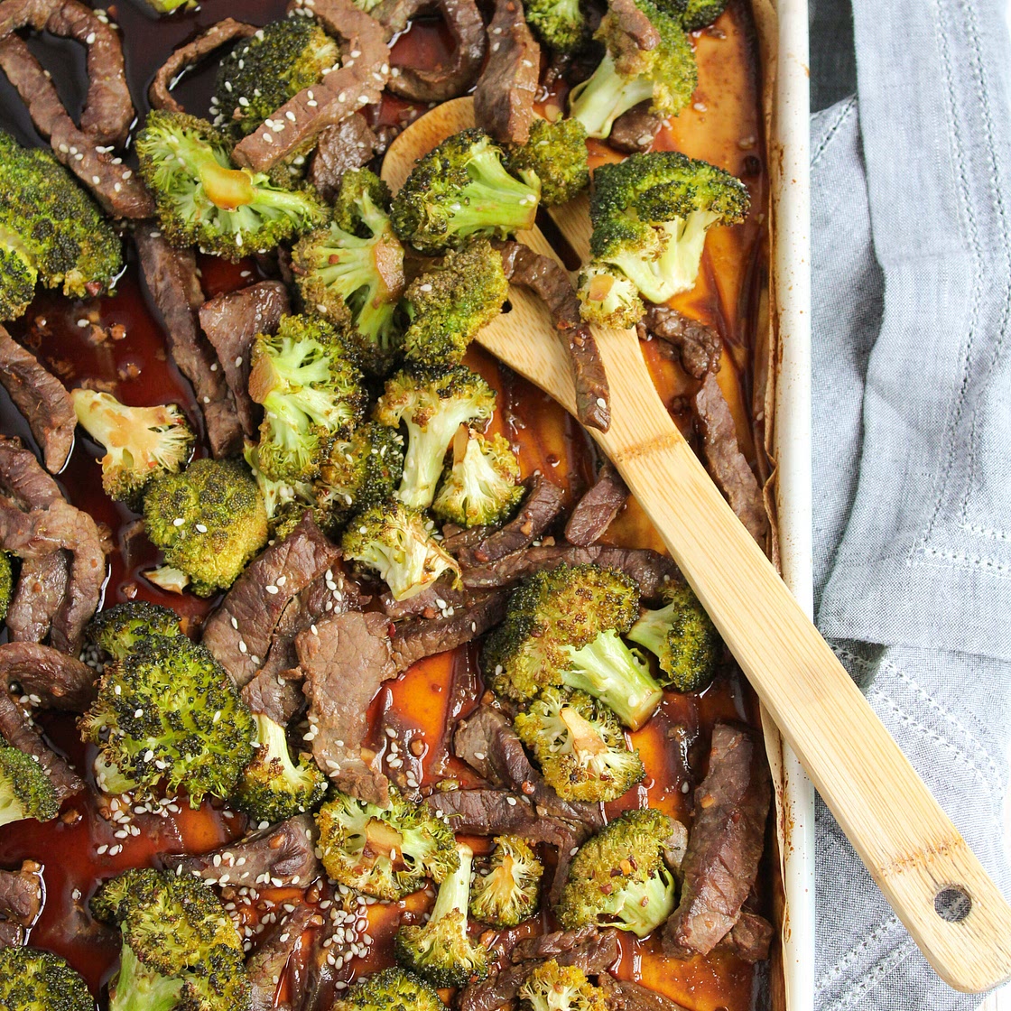 Beef & Broccoli Sheet Pan