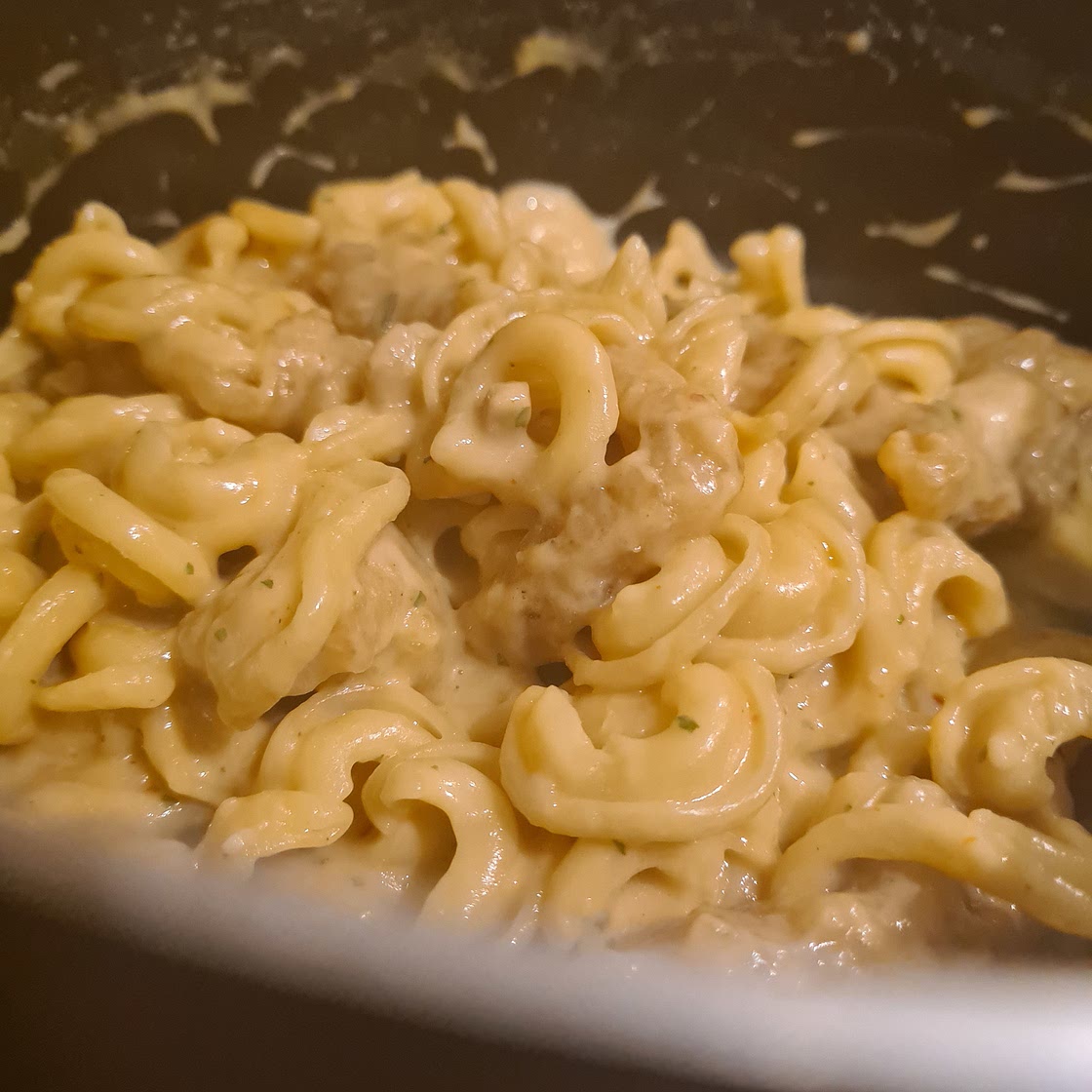 Chicken bacon instant pasta