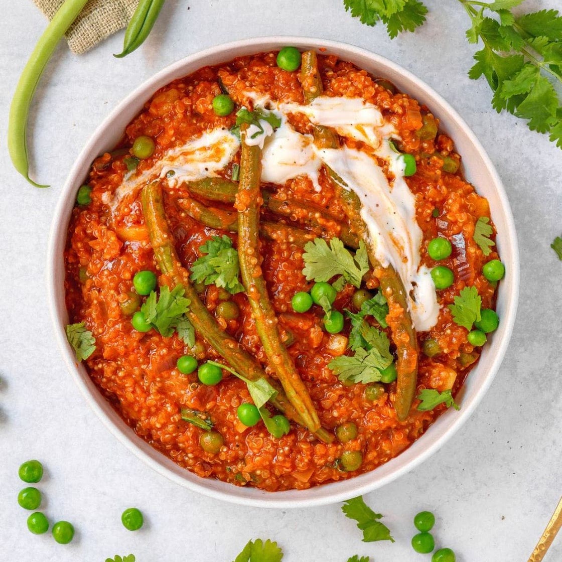 Quinoa Tomato Coconut Curry