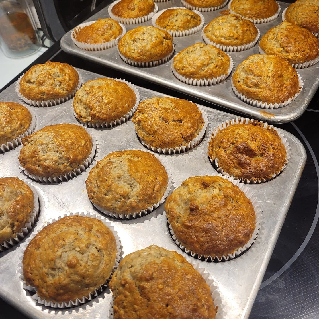 Banana Oat Muffins