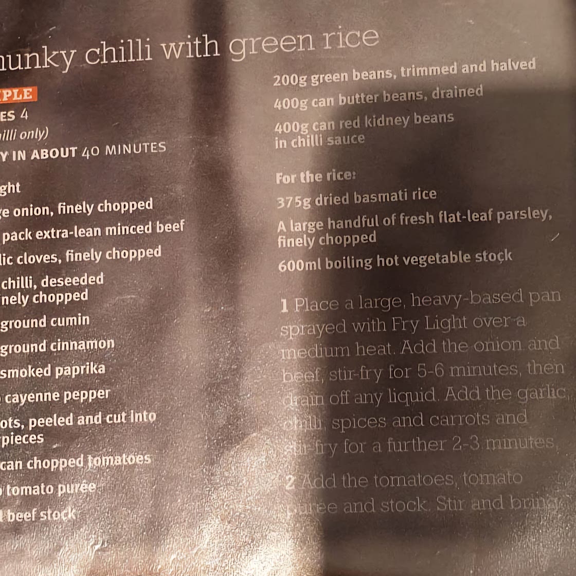 Chunky chilli
