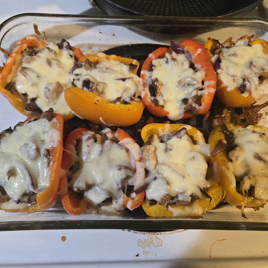 Philly Cheesesteak Stuffed Peppers