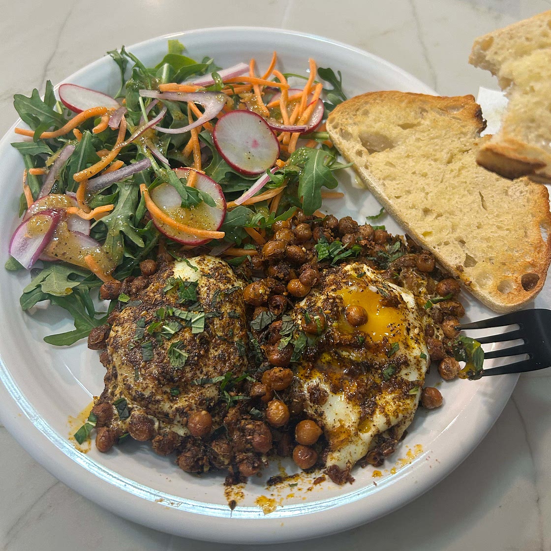 Chickpea Fried Eggs