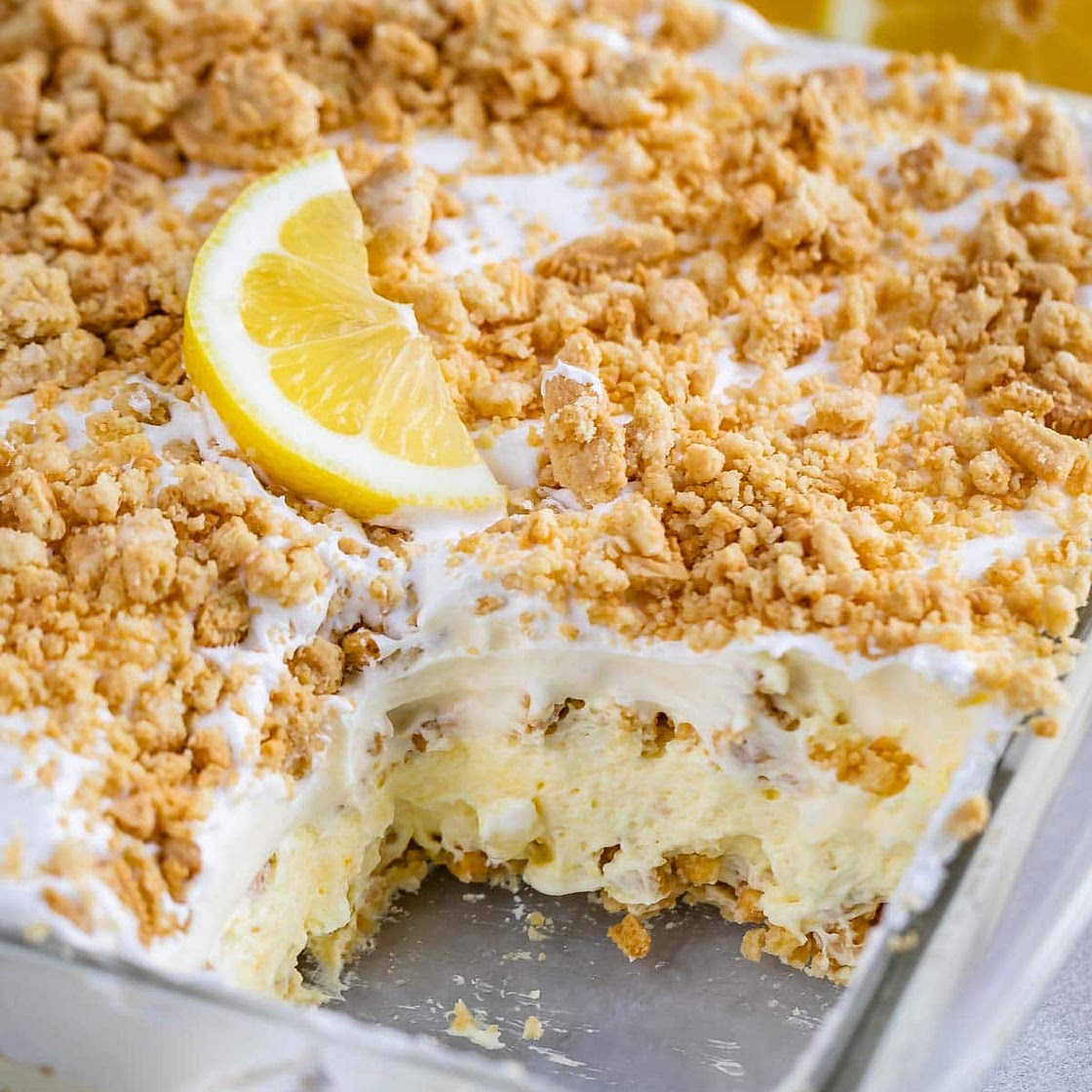 No Bake Oreo Lemon Dessert