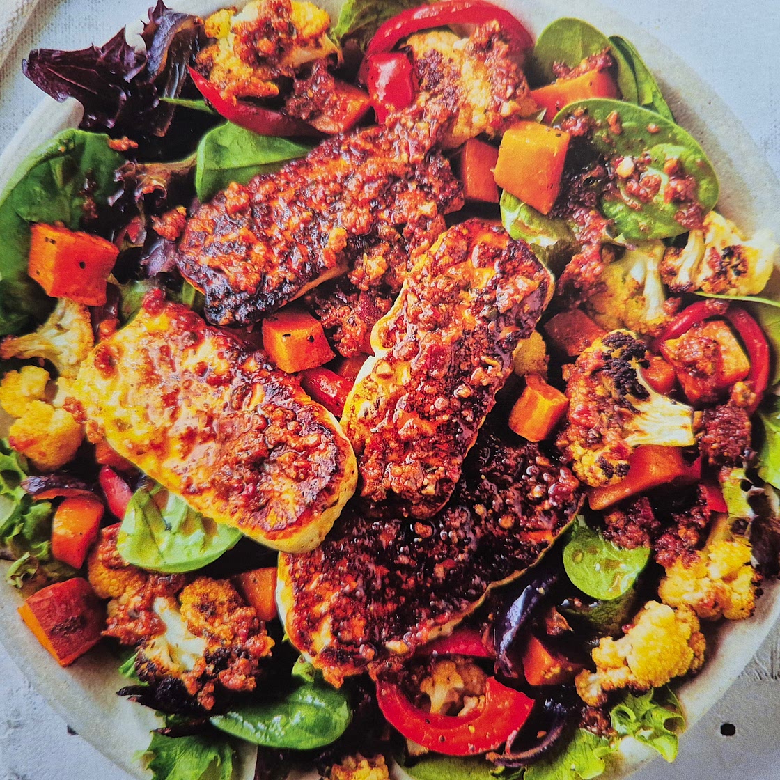 Veggie & Haloumi Salad