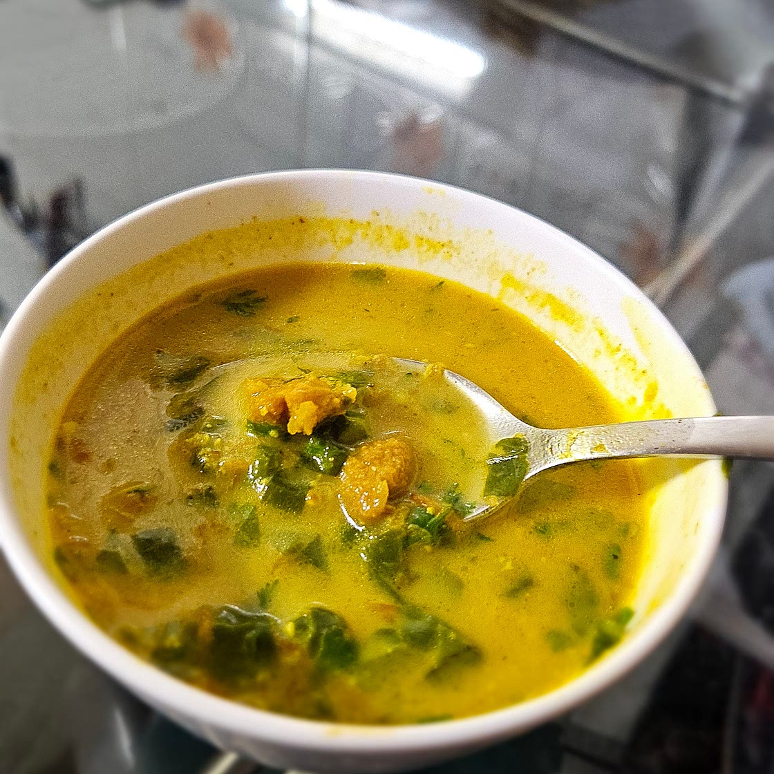 Creamy Almond & Chicken Soup