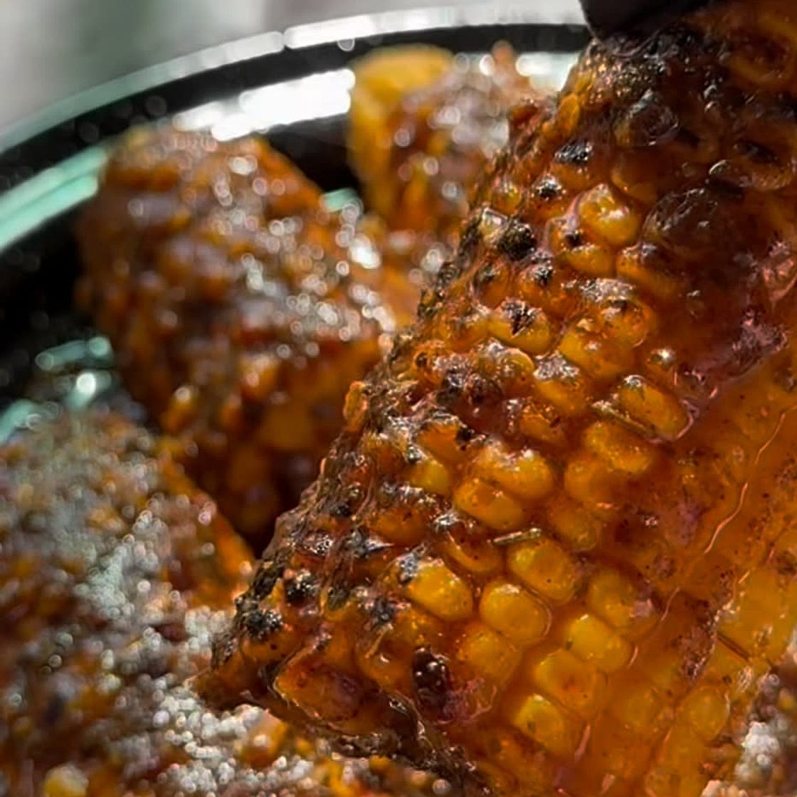 Cajun grilled corn